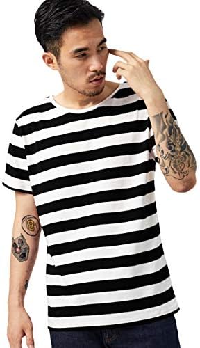 Black And White Striped Half Sleeve & Full Sleeve T-shirt